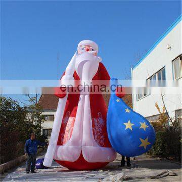 Attractive Customized Outdoor Giant Christmas Inflatable Santa Claus Decoration