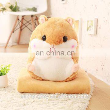 hottest selling cartoon animal fat mouse plush office pillow