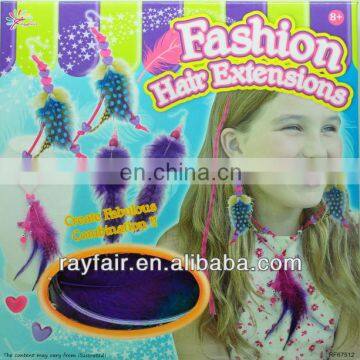 DIY Hair Extensions for little girls