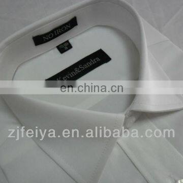 New Fashion White Color 100%Cotton Men Dress Business Short Sleeves Shirts FYST06-L photo-2