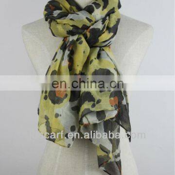 horse print scarf JDY-140# printed promotion fleece scarf