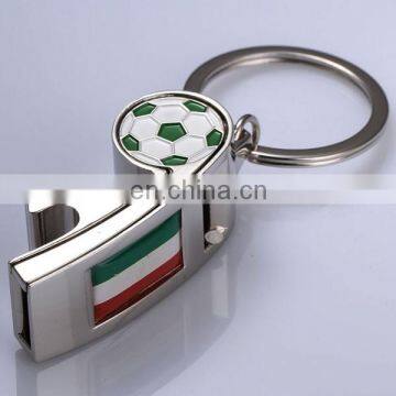 PROMOTIONAL NICE DESIGN FOOTBALL WHISTLE KEY CHAIN