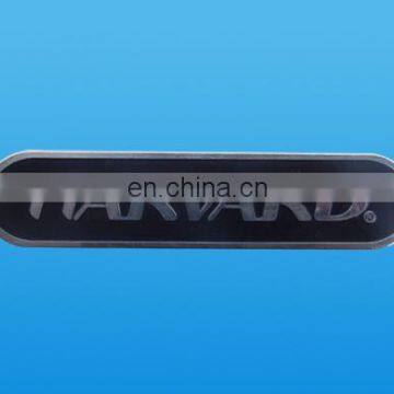 High performance metal nameplate