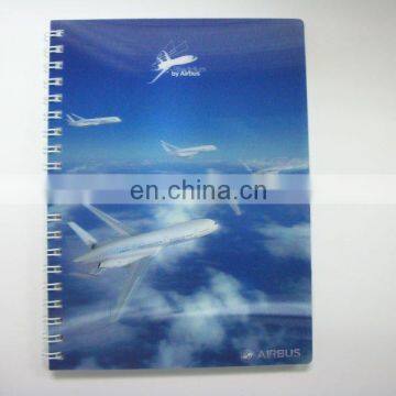 Wholesale Price 3D Effect Cover Lenticular Notebook