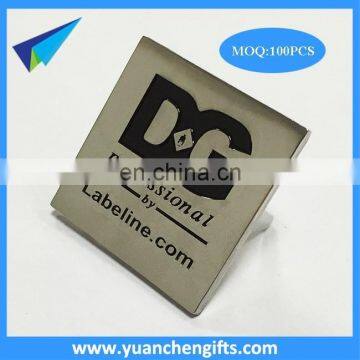 New Engraved Metal Square Paper Clip With Gold Color photo-5