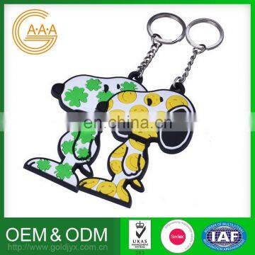 Factory Direct Sales Factory Direct Price Customized Oem Silicon personalized keychain dog