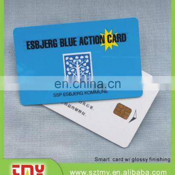 CMYK Printed Plastic PVC Business chip IC Card