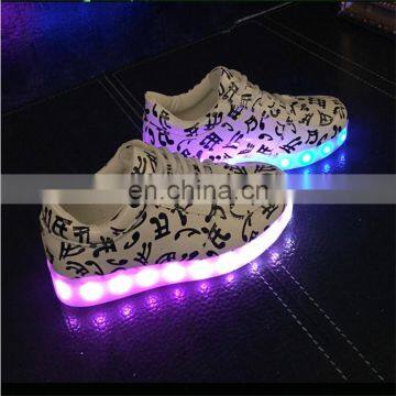 Canada popular led adults dance rechargeable shoes for party
