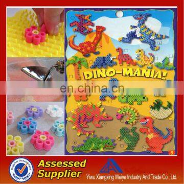 2014 hoe new 2.6 mm 5 mm soft plastic perler bead toy creation ideas