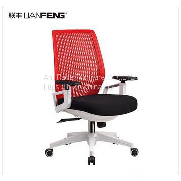 Colorful flexible nylon back office chair with armrest office stool executive chair