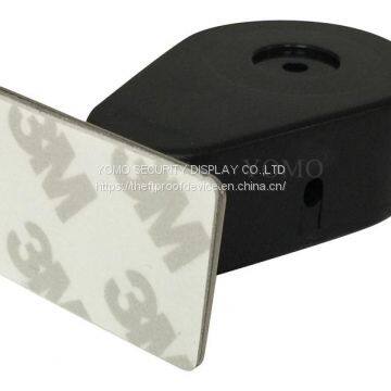 Plastic Teardrop Pullbox Anti Theft Tether With Metal Plate Endfitting