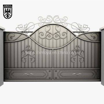 Дизайны ворота из заплавленной железы для въезда на территорию