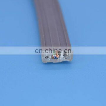 Grey lift cable upt Cat6 for elevator cctv camera