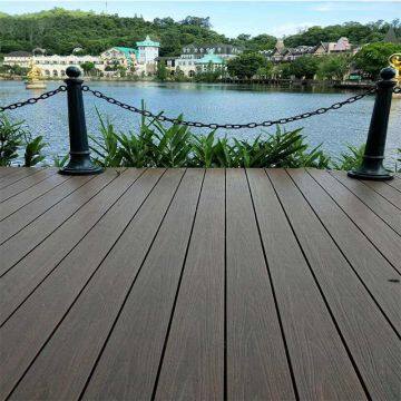 Garden Wood Features Anti-Slip Outdoor Decking Board WPC Wood Plastic Composite Flooring