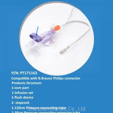 Disposable pressure transducer,Pressure Monitoring Kit with B. Braun connector