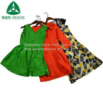 Wholesale Sort Used Clothing 45KG Bales UK Used Clothes Ladies Dress