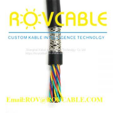 Zero/Neutrally Buoyancy Umbilical Robot Submersible Fathom Tether Cable ROV