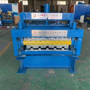 Color Steel Trapezoidal Tile And Glazed Tile Double Layer Roof Wall Panel Roll Forming Machine photo-5