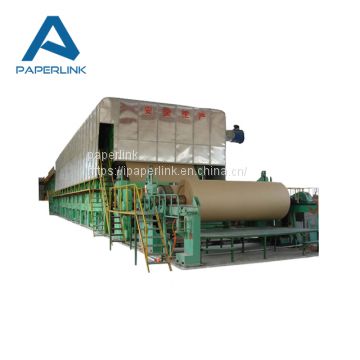 kraft fluting paper roll making machinery corrugated cardboard production line paper making machine