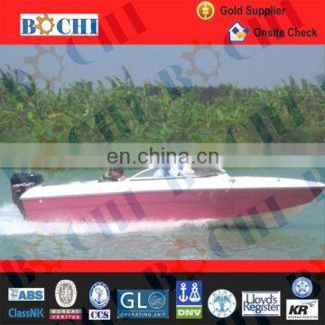 CE Certificate 8 Seat Fiberglass Open Sport Boat