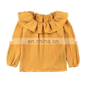 Girl Kids Ruffle Crop Top Vintage Blouse Toddler Ruffle Top photo-3