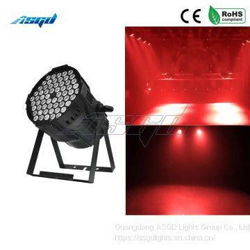 ASGD 54 RGBW 4in1 Aluminum Led Par Lighting Professional Stage Lighting Performance Lighting photo-2
