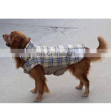Warm Fashionable Pet Winter Clothes Cozy Waterproof Windproof Reversible British Style Plaid Dog Vest Winter Coat photo-5