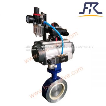 Pneumatic Ceramic Butterfly Valve