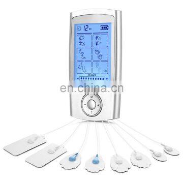 Tens Unit Machine Pulse Massager 16 Massage Modes Rechargeable Muscle Stimulator Device for Pain Relief