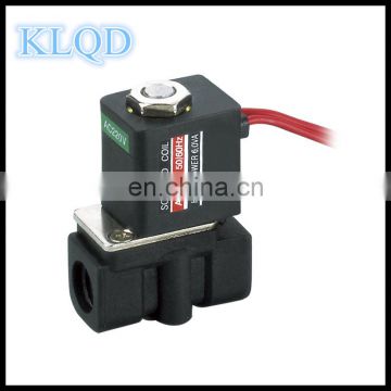 2P025-06 DC12V 2 Way Plastic air water oil gas solenoid valve