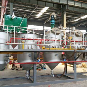 1tpd, 2tpd, 5tpd small scale sunflower soybean peanut oil refining machine for sale