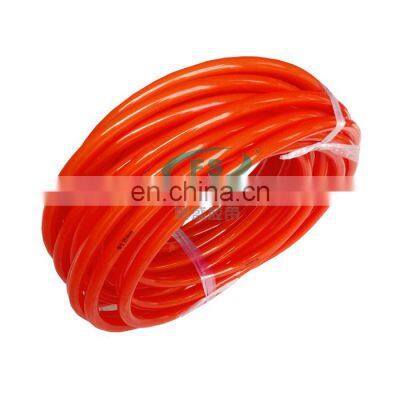 Green Orange Transparent PU Round Belt Polyurethane Drive Belt Smooth and Rough Surface photo-3