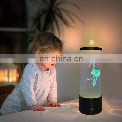 2021 New Design Best Selling Aquarium Jellyfish Lamp Electric Round Jelly fish Aquarium Lava Lamp