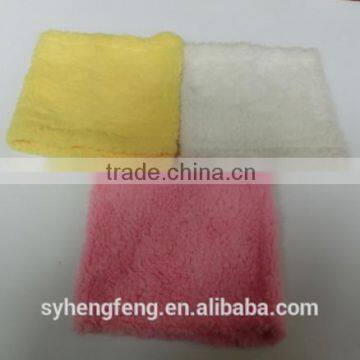 100%polyester cotton velvet single layer muffler