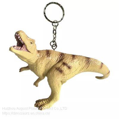 PVC Jurassic Dinosaur Keychain Hot Selling Dinosaur Animal Key Chain Promotion Gift Keychain photo-2