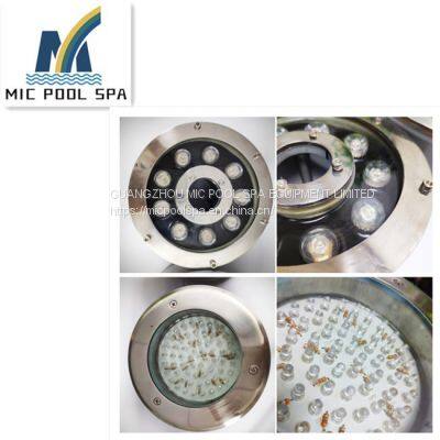 New Model Beam Light Underwater Floor Ground Spot Light Stainless Steel 304 Colorful Fountain Light photo-3