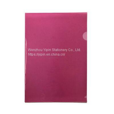 L Shape Folder, Transparent L Folder for School for Office photo-3
