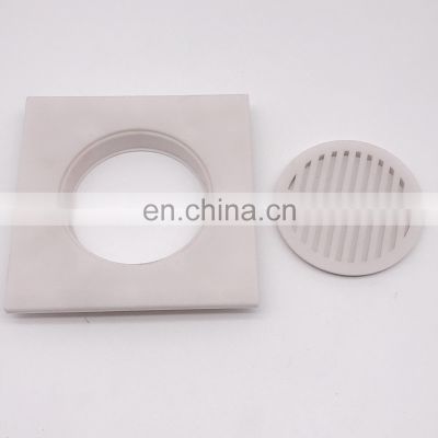 Top Plate Pvc Drains Plastic Stainless Steel Outdoor Bathroom Brass Types Of Modern Floor Drain