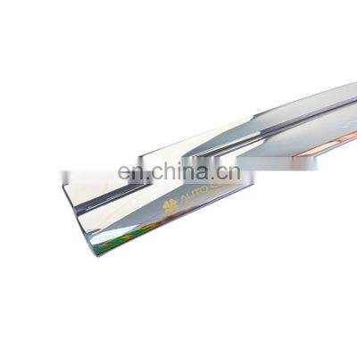 Chrome Door Visor Side Window Deflector Shade Sun Rain Shield Silver Strips Guard for Lexus RX photo-5