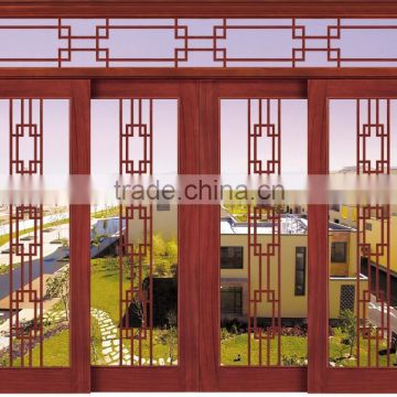 Europe style updated design glass door for living room