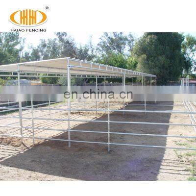 Factory Design Steel Pipe Galvanized Horse Rail Fence Panels for Sale photo-5