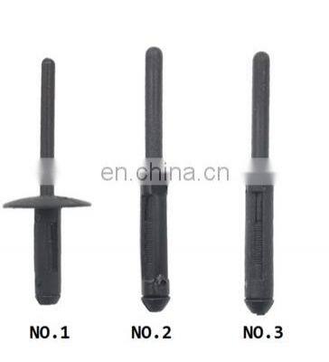 Europe Cars Use Black Plastic Fastener Blind Rivets Head Break Mandrel Blind Nail Rivets