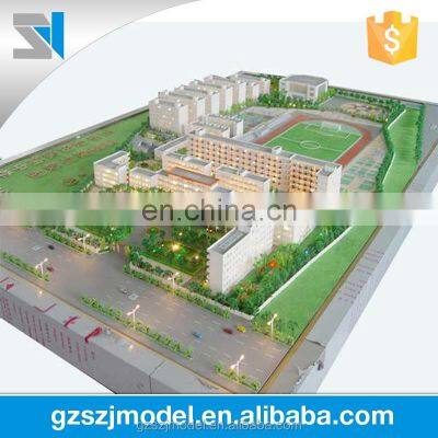 School 3d miniature mobile building scale model - house model plan