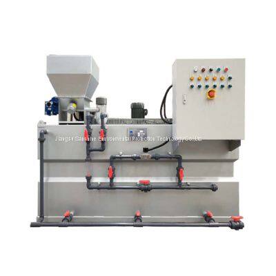 CE Marked Automatic Dry Chlorine Flocculants PAM PAC Polymer Powder Dosing Machine System