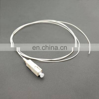 SC Multi mode 50/125 62.5/125 G652D G657A 0.9mm Kuncir serat optik FTTH Fiber Optic Pigtail PVC LSZH 1.5 meters Fiber Pigtail