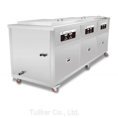 Tullker Three Tank Industrial Ultrasonic Cleaner Filter Rinse Dryer Customization Customizable photo-2