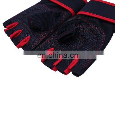 Blue or Red Touch Screen Racing Sports Gloves For Outdoor Bicycling photo-3