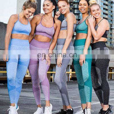 Lover Beauty Tracksuit For, Women Yoga Set Workout Fitness Clothing Running Leggings Set High Quality Womens Sports Sets/ photo-3