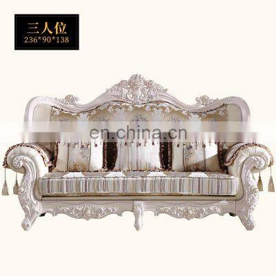 High quality Royal furniture solid wood living room sofa for sale