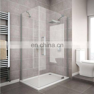 10 mm Thickness Shower Room Frameless Glass Shower Door Interior Screen Door